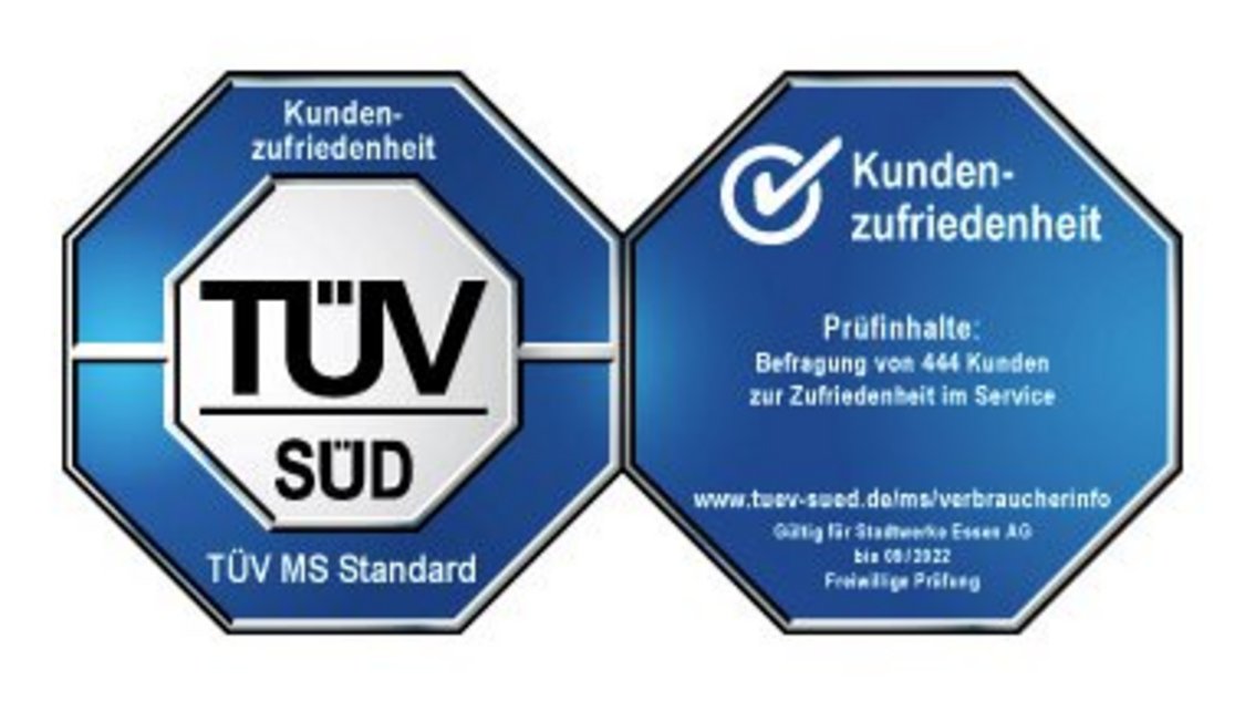 Zertifiziert vom TÜV Süd: geprüfte Kundenzufriedenheit
